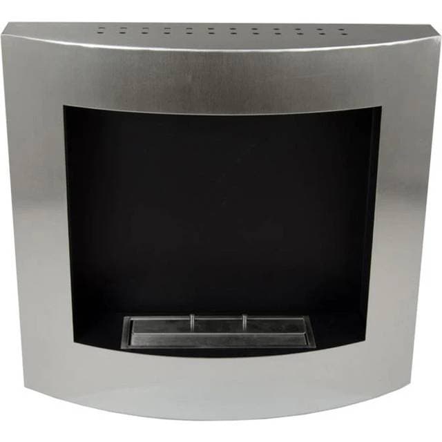 ScandiFlames Væghængt biopejs rustfrit stål