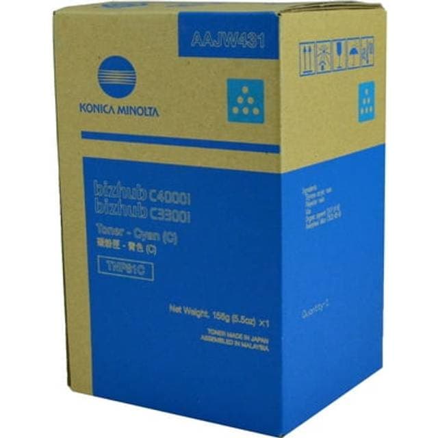 Konica Minolta TNP81C Cyan 9000 Sider Toner AAJW451