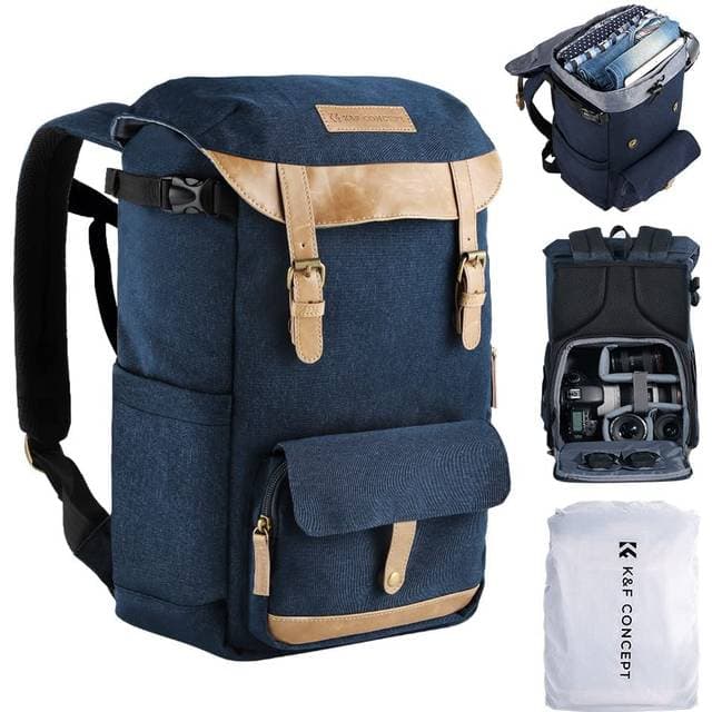 K&F Concept Camera Backpack for Photographers and Tripod