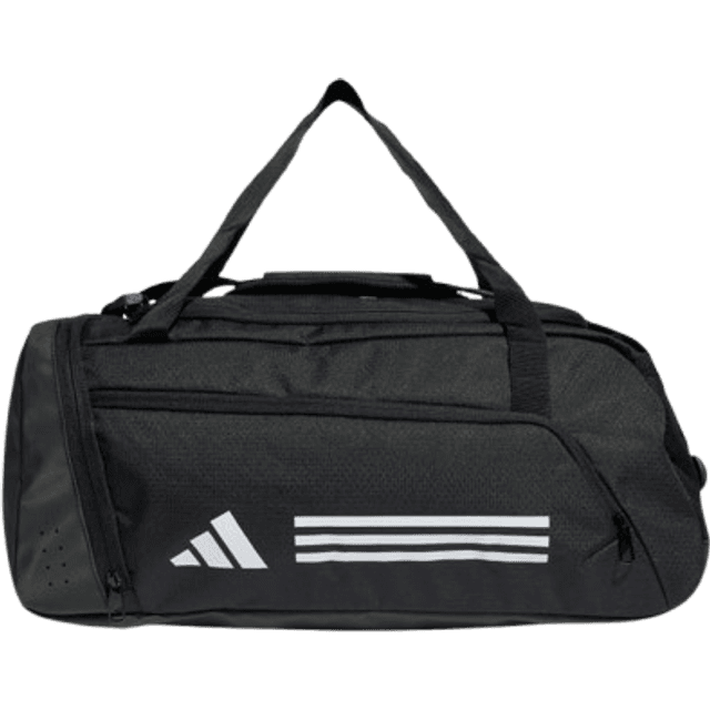 adidas Essentials 3-Stripes Duffel Bag Small - Black/White