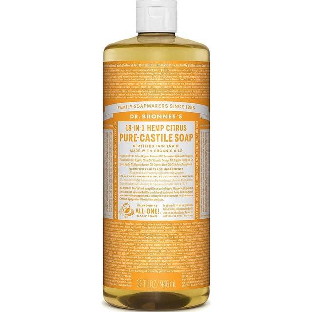 Dr. Bronners Pure-Castile Liquid Soap Citrus Orange 946ml