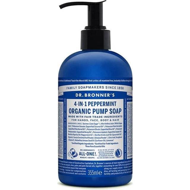Dr. Bronners Organic Sugar Soap Peppermint 355ml