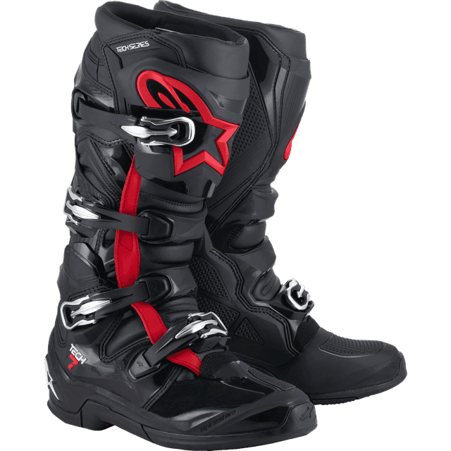 Alpinestars Tech 7 Crossstøvler - Sort/Rød Unisex