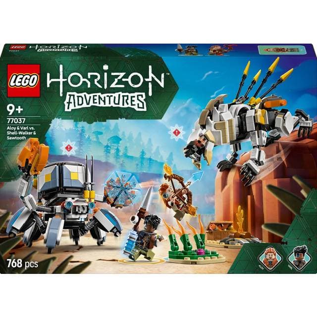 LEGO Horizon Aloy Og Varl Mod Skjoldgænger Og Savtand 77037