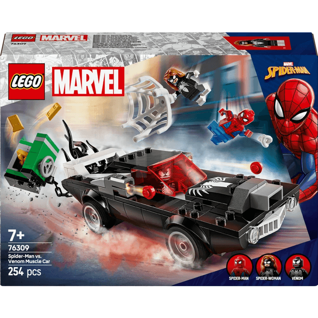 LEGO DC Super Heroes Marvel Spider-Man Mod Venom Muskelbil 76309