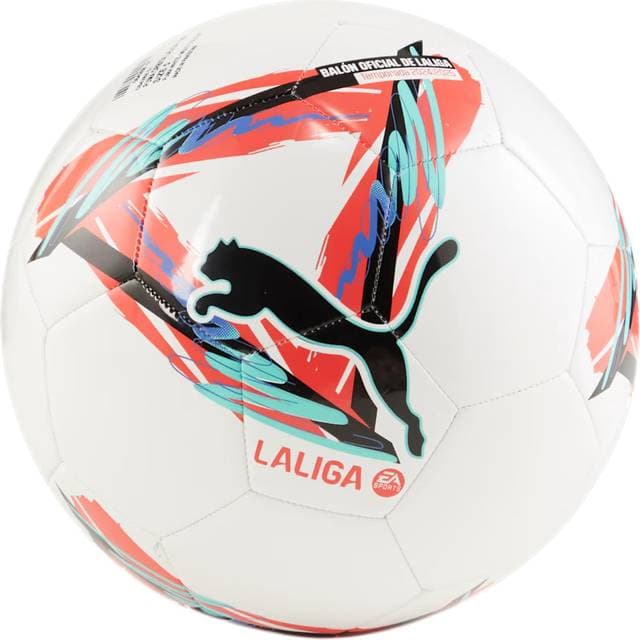 Puma Orbita La Liga 1 MS Training Soccer Ball White-3