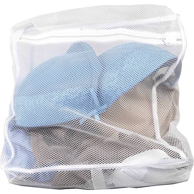 Sunbeam Laundry Bag For Washing Machine With Zipper - White