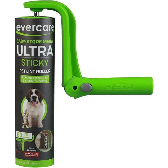 Evercare Easy-Store Mega 50 Layer Handheld Pet Lint Roller