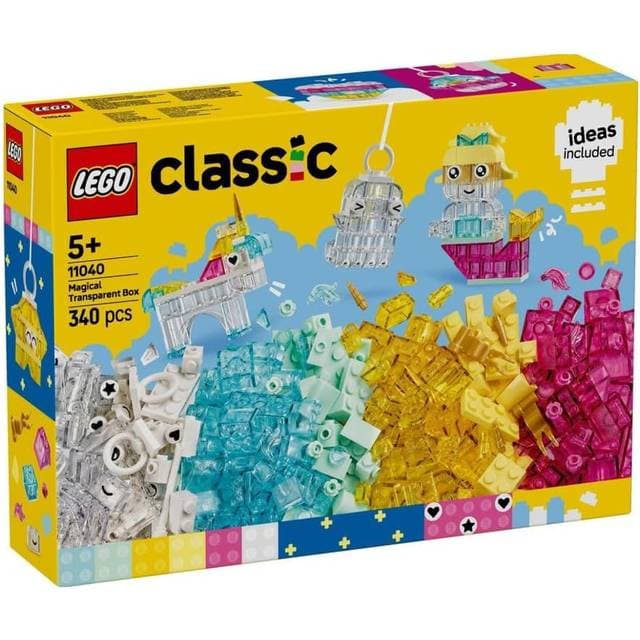 LEGO Classic Magiske Gennemsigtige Klodser 11040