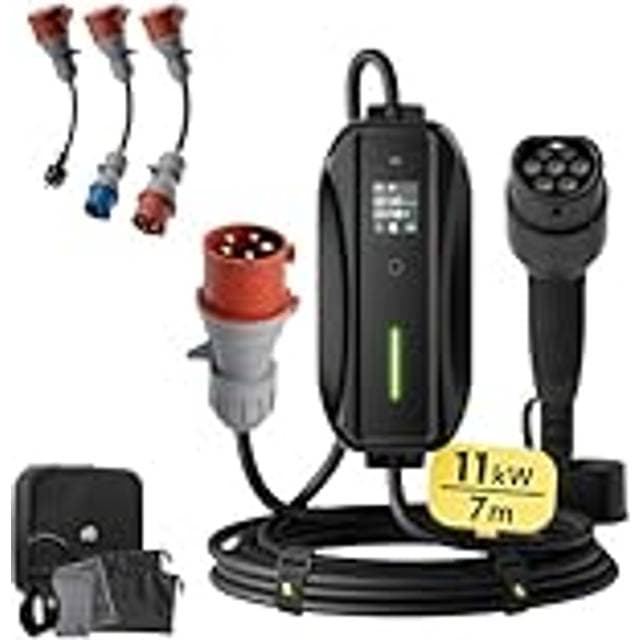 dé Mobile Wallbox Ladestation 11kW 3-Phasig 7m