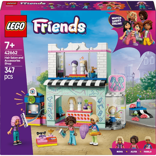 LEGO Friends Frisørsalon og Tilbehørsbutik 42662