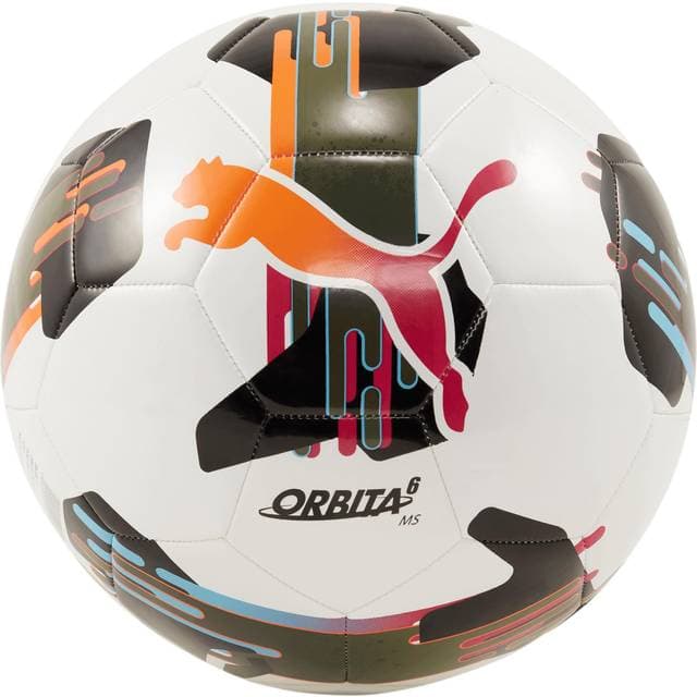 Puma Orbita 6 MS Soccer Ball White/Multicolor-3