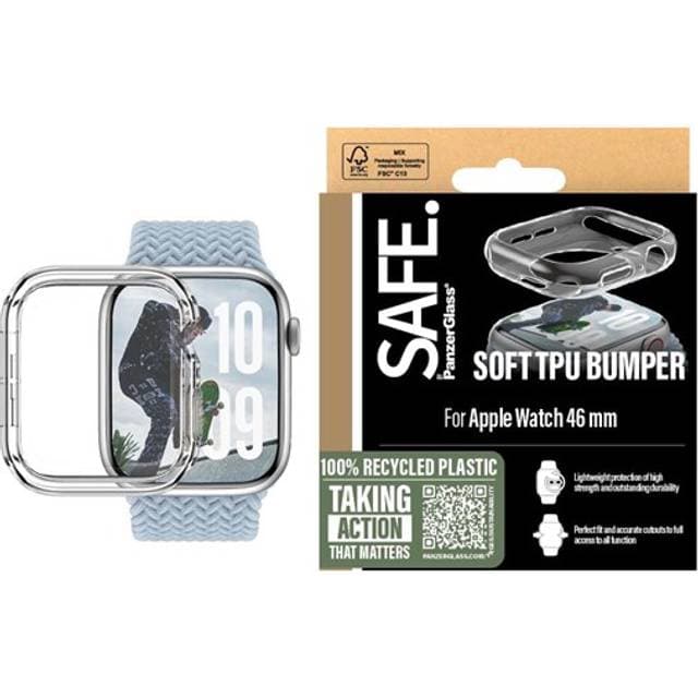 SAFE. by PanzerGlass TPU Bumper Case for Apple Watch 46mm