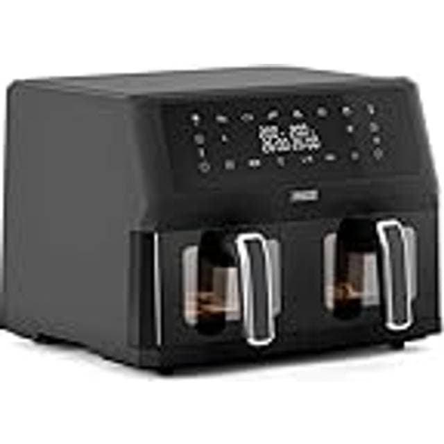 Princess XXL Heißluftfritteuse mit Doppelkorb 2 Fächer 11 L