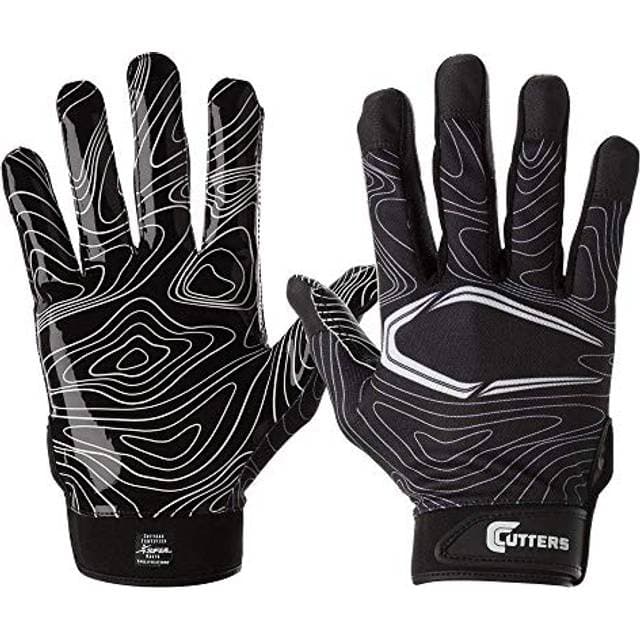 Cutters S150 Gameday Receiver Handschuhe Jugend Youth schwarz Gr YL YXL