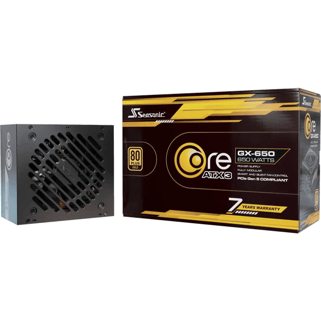 Seasonic Core GX-650-V2 Strømforsyning 650 Watt