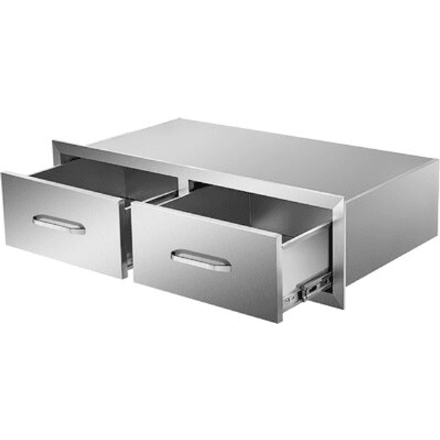 VEVOR Grillskuffe Dobbelt Vandrette 75 x 25 cm