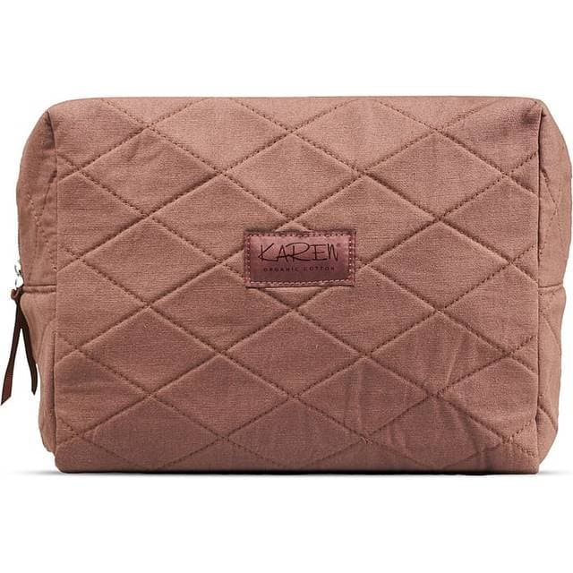 Gillian Jones Karen Puffy Toilettaske - Mokka Brun