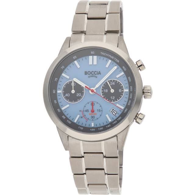 Boccia 3737-01 Mens Titanium Chronograph Wristwatch