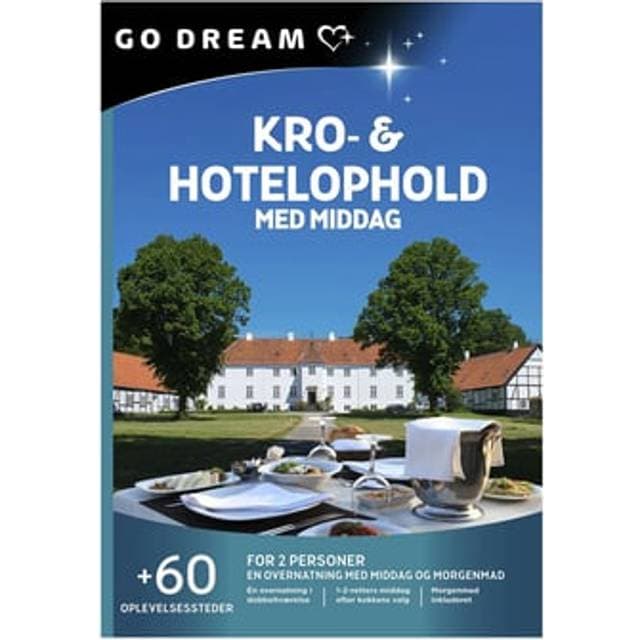 Gavekort Kro- og Hotelophold 2 Personer