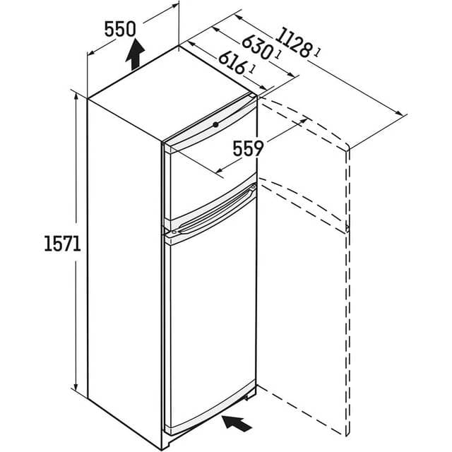 Liebherr CTele 2931-26 001 Fritstående Kølefryseskab Sølv, Rustfrit stål