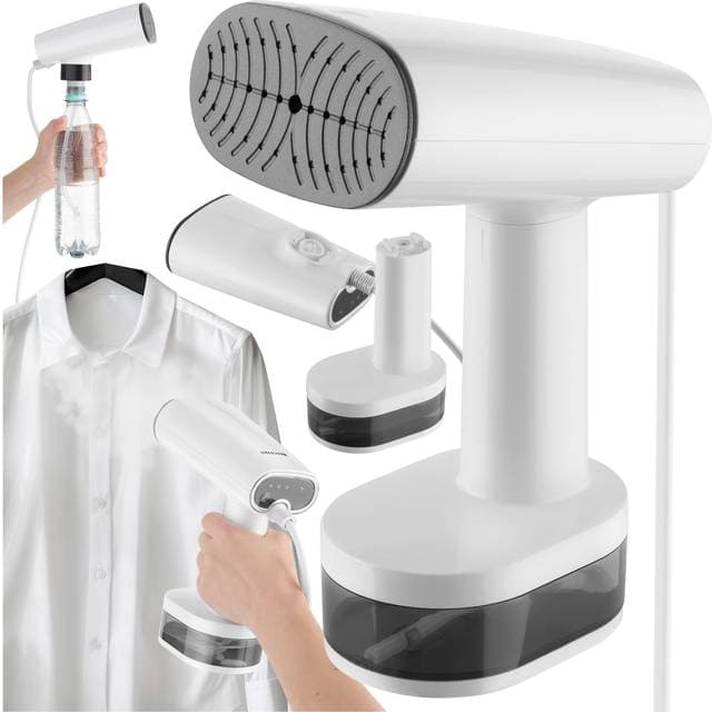 tectake Tøjdamper Med 4 Tilstande Og Flaskeadapter