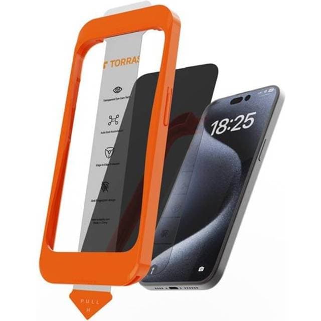 Torras Install Master Tempered Glass for iPhone 16 Plus