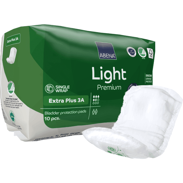 Abena Light Premium Extra Plus 3A 33cm x 11cm 10-pak