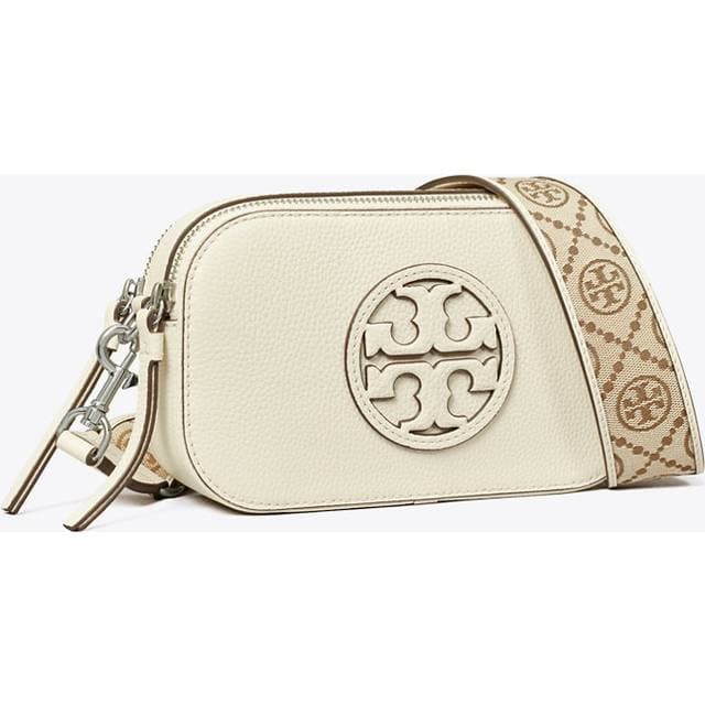 Tory Burch Miller Mini Crossbody Bag Uld Ny Elfenben - White