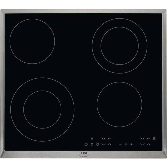 AEG Keramisk Kogeplade AEG-Electrolux HK634021XB 4 Plader 56 cm x 49 cm