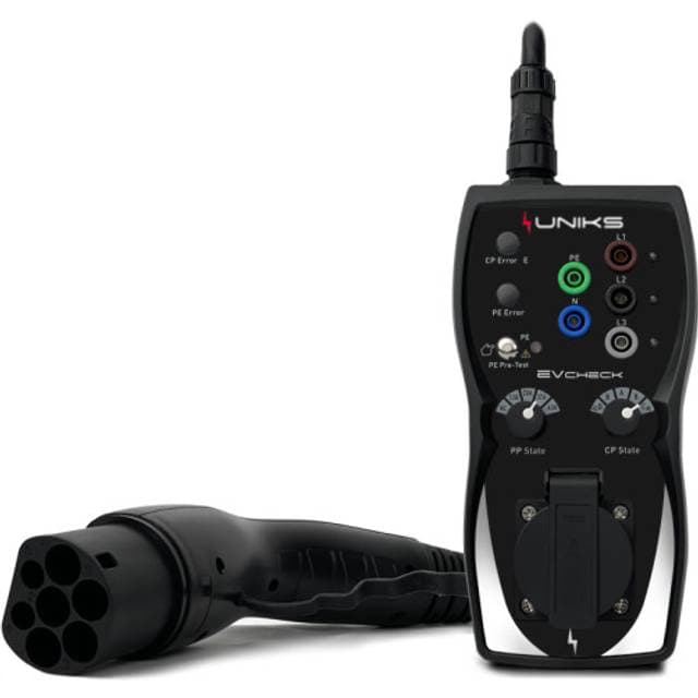 Elit Ladestander Test Med Installationstester UNIKS EV Check