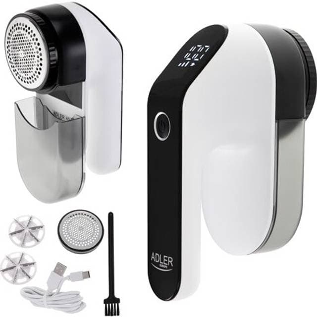 Adler Lint Remover LCD AD 9618 - White/Black