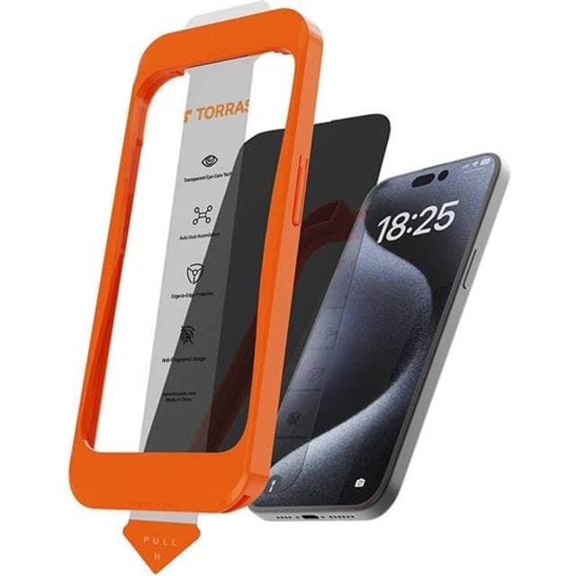 Torras Install Master Tempered Glass for iPhone 16 ProMax