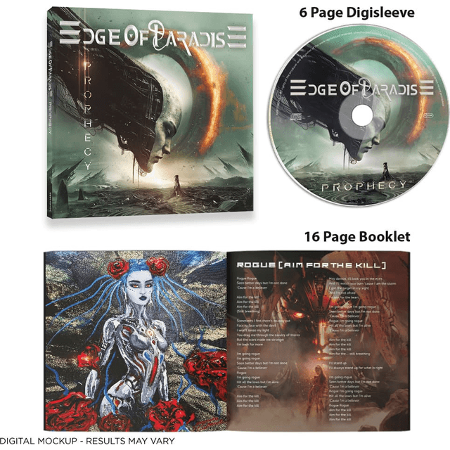 Edge Of Paradise Prophecy Unisex Standard (CD)