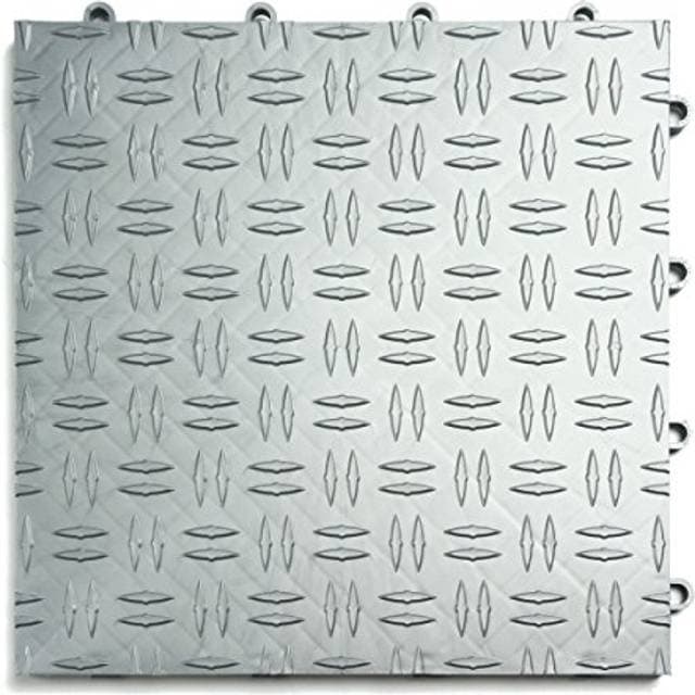 SnapLock Big Floors GarageTrac Diamond Interlocking Non-Slip 24 Pack