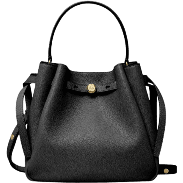 Tory Burch Romy Bucket Bag - Black