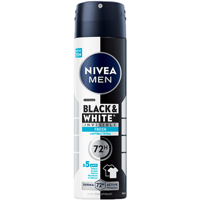 Nivea Men Black and White Fresh Spray 150 ml 150ml