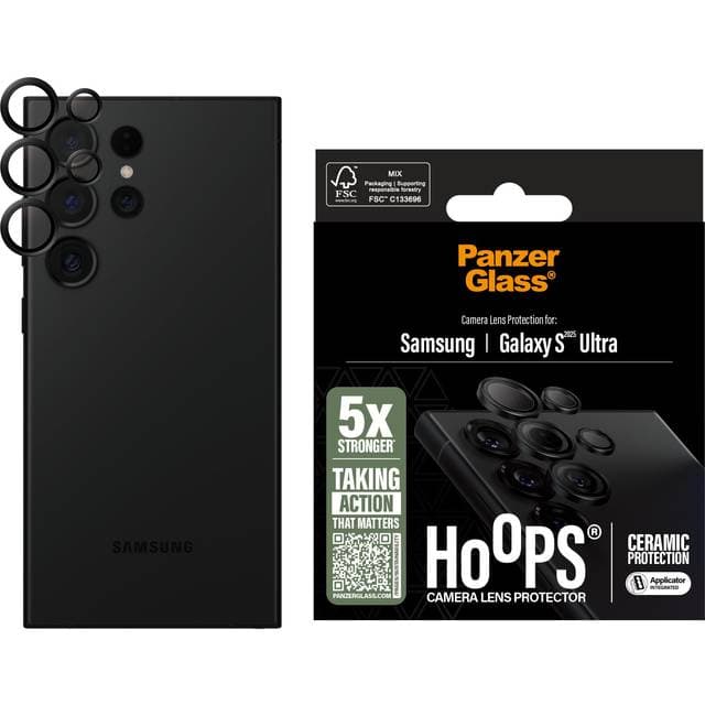 PanzerGlass Hoops Ceramic Lens Protector for Galaxy S25 Ultra