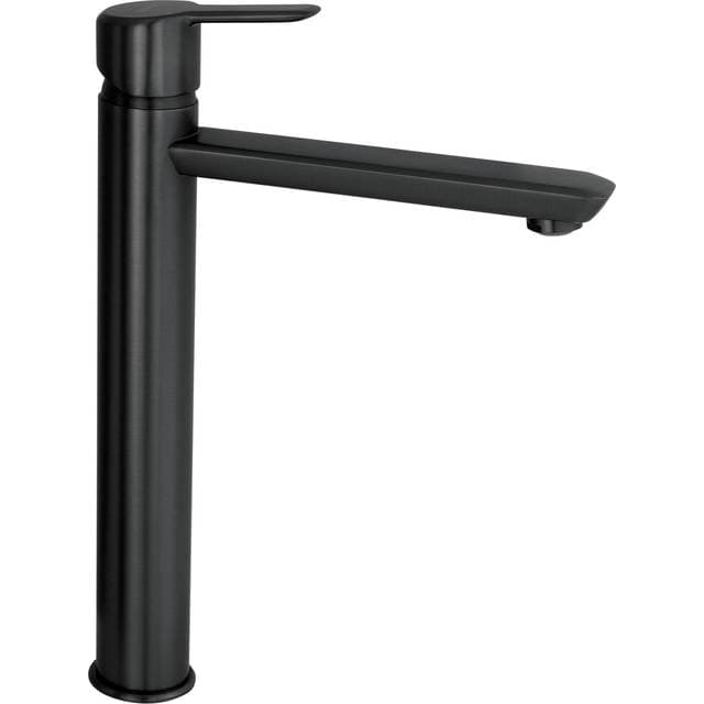 Hill Ceramic Arnika Svart Matt Hög Tvättställsblandare