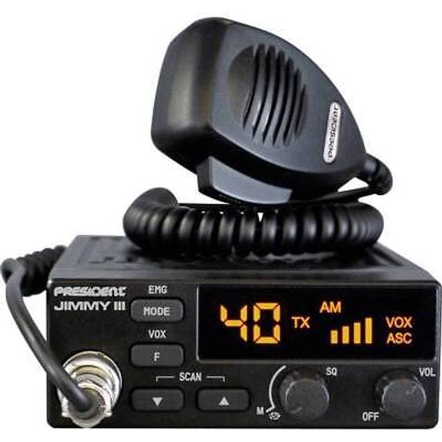 President Jimmy III CB Radio 40 AM Kanaler