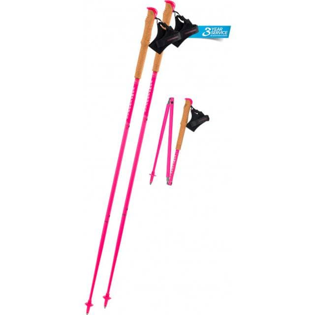 Komperdell Carbon FXP Team Pink Foldable Trailrunnig Stokke 135 cm