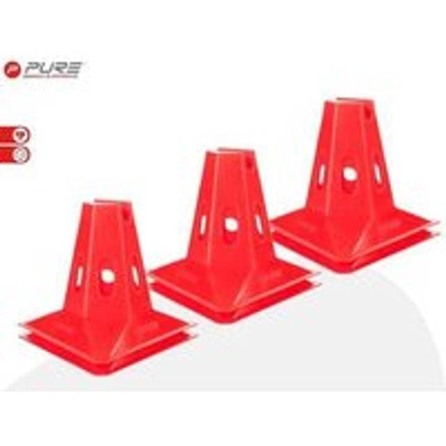 Pure2Improve Triangle Cones Set of 6 Red