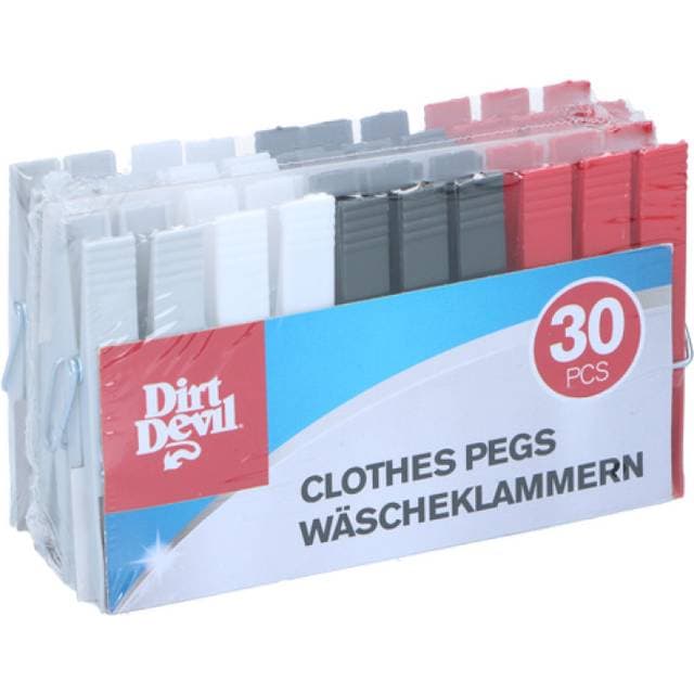 Dirt Devil Tøjklemmer - 30 Stk