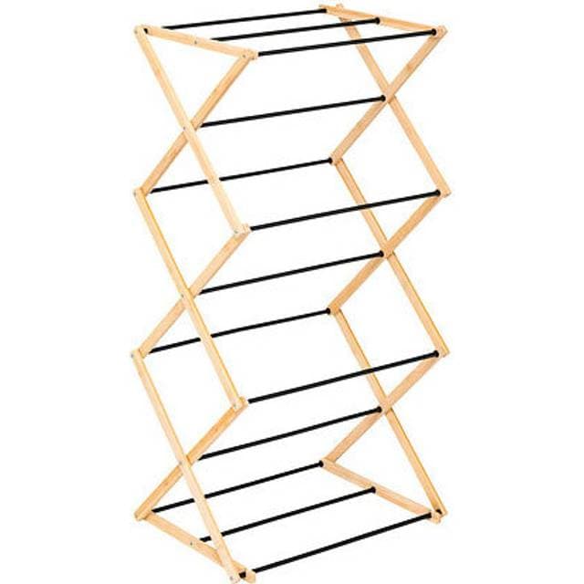 5Five Black Bamboo Tørrestativ - Bambus Og Stål