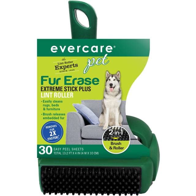 Evercare Fur Erase Extreme Stick Plus Lint Roller