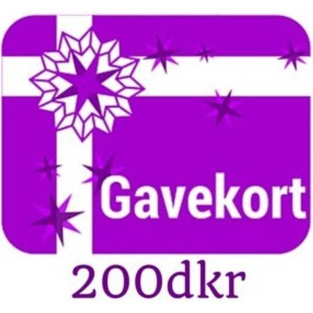 Gavekort Værdi 200dkr
