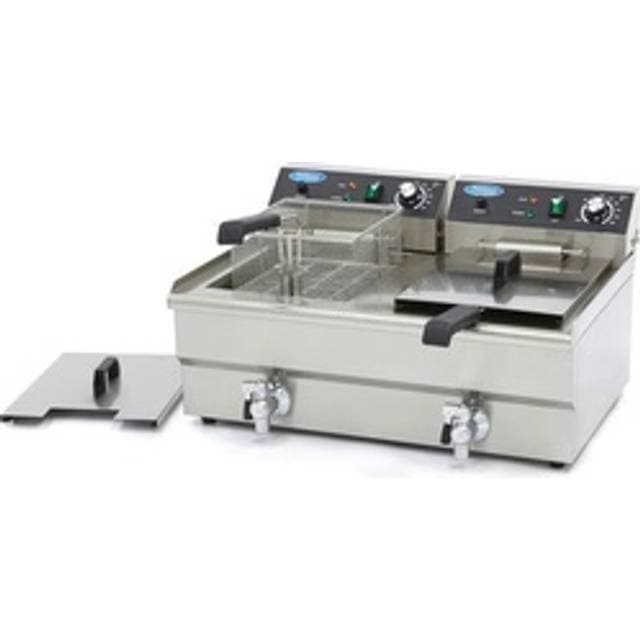 Maxima Dobbelt Frituregryde 2x 16 L Med Vandhane