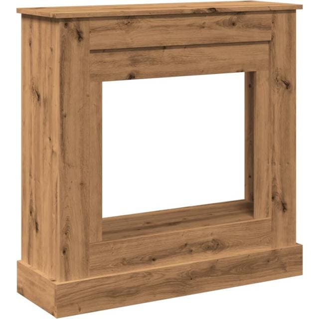 vidaXL Forsats Til Pejs 90 x 30 x 90 cm Konstrueret Træ Kunsteg