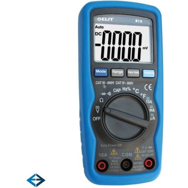 Elit Multimeter Kompakt 812 Kat IV