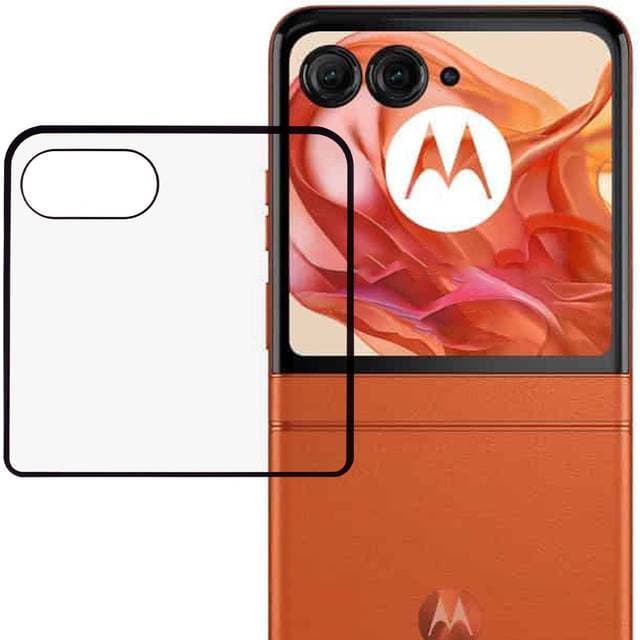 Motorola Razr 50 5G 3D Kurvet Hærdet Glas Bagskærmbeskytter